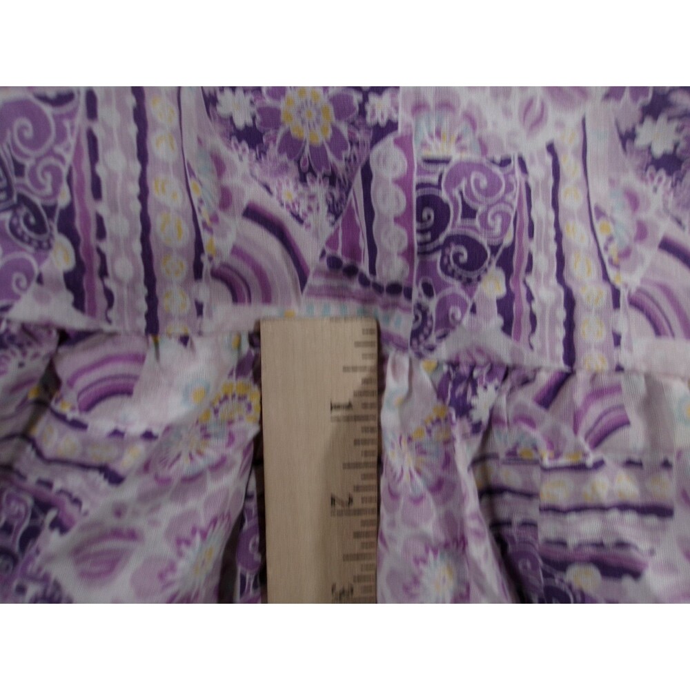 CW Classics Dress Women Medium Purple Summer Costal Causal Flowy Long Boho - Picture 9 of 12